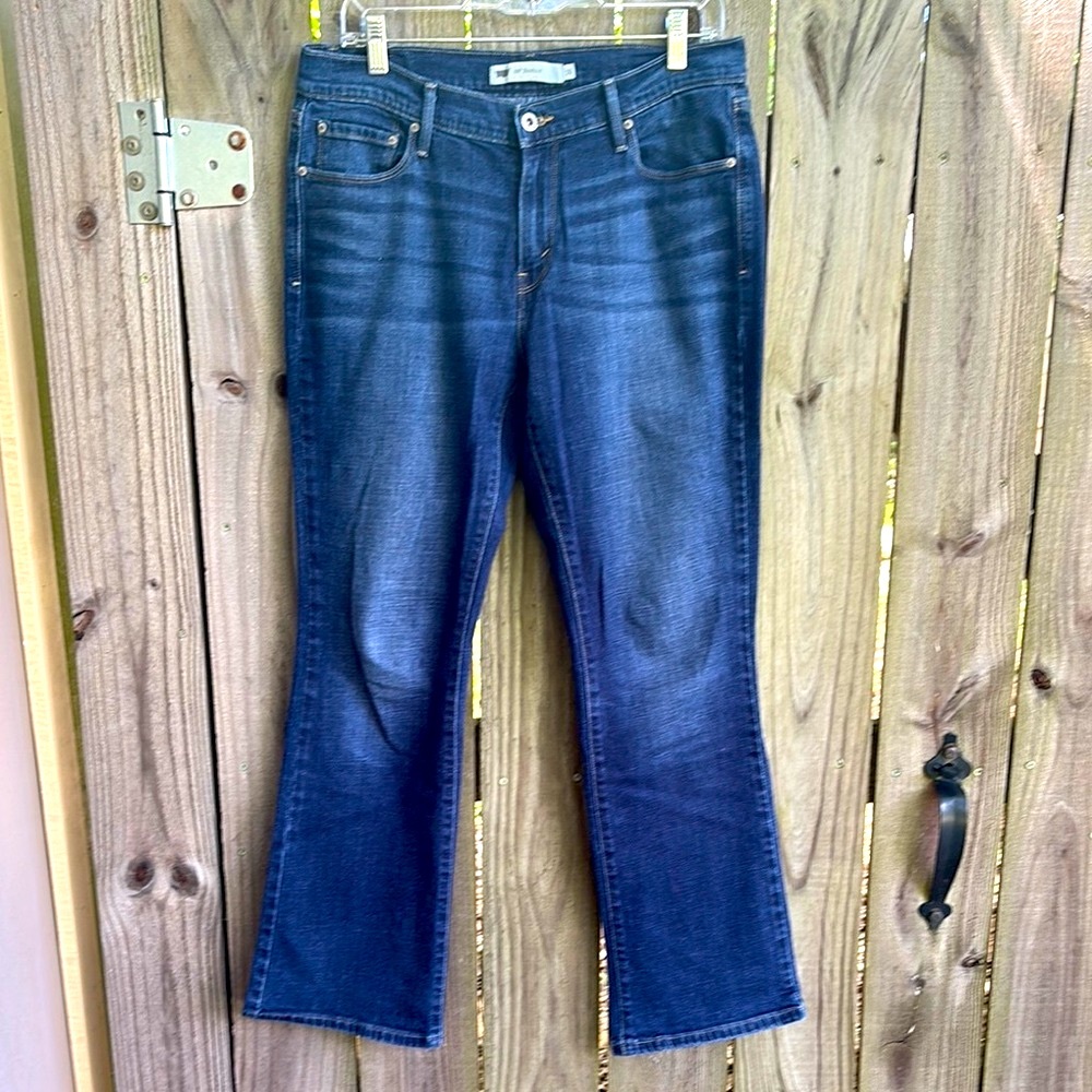 Levi's Blue Boot Cut Jeans Classic Denim
